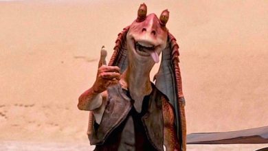 Jar Jar Binks giving a thumbs-up