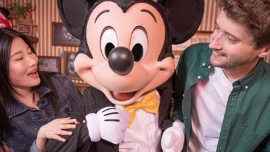 Mickey Mouse meets guests at Studio D