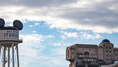 The skyline of Walt Disney Studios Park at Disneyland Paris Resort