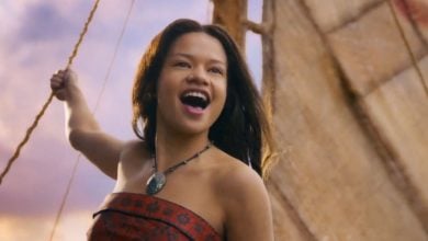 Moana sings in Disney's live-action movie
