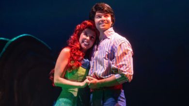 Ariel and Eric in Disney's The Little Mermaid: A Musical Adventure in Hollywood Studios