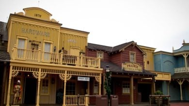 buildings in Frontierland in Disney World's Magic Kingdom park