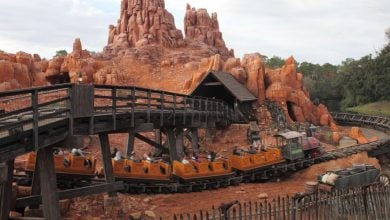 Big Thunder Mountain Railroad coaster at Magic Kingdom