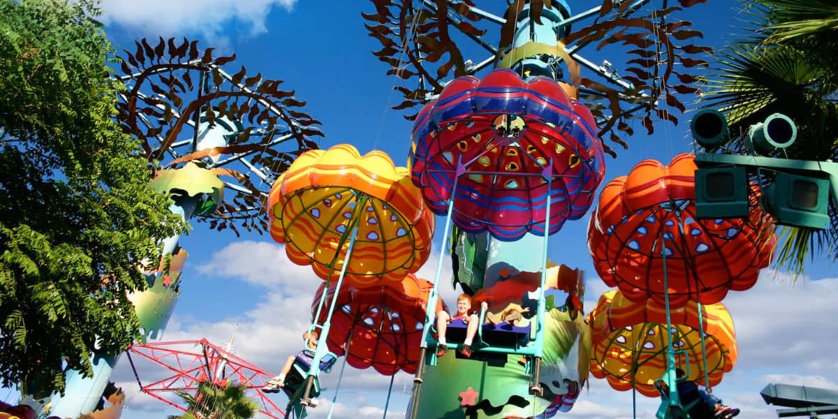 Jumpin' Jellyfish ride at Disney California Adventure Park