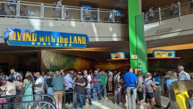 The entrance to Living with the Land.