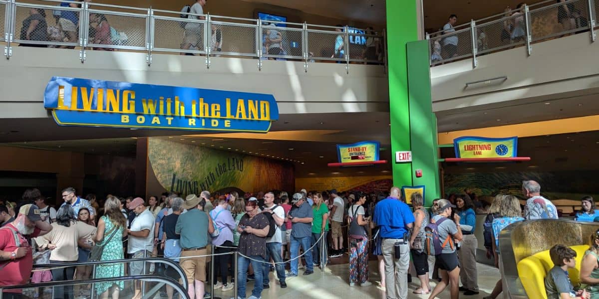 The entrance to Living with the Land.