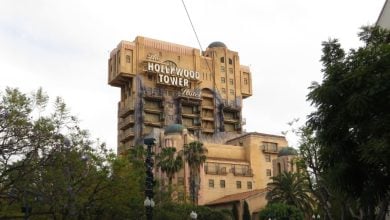 The Twilight Zone Tower of Terror at Disney California Adventure Park before its transformation.
