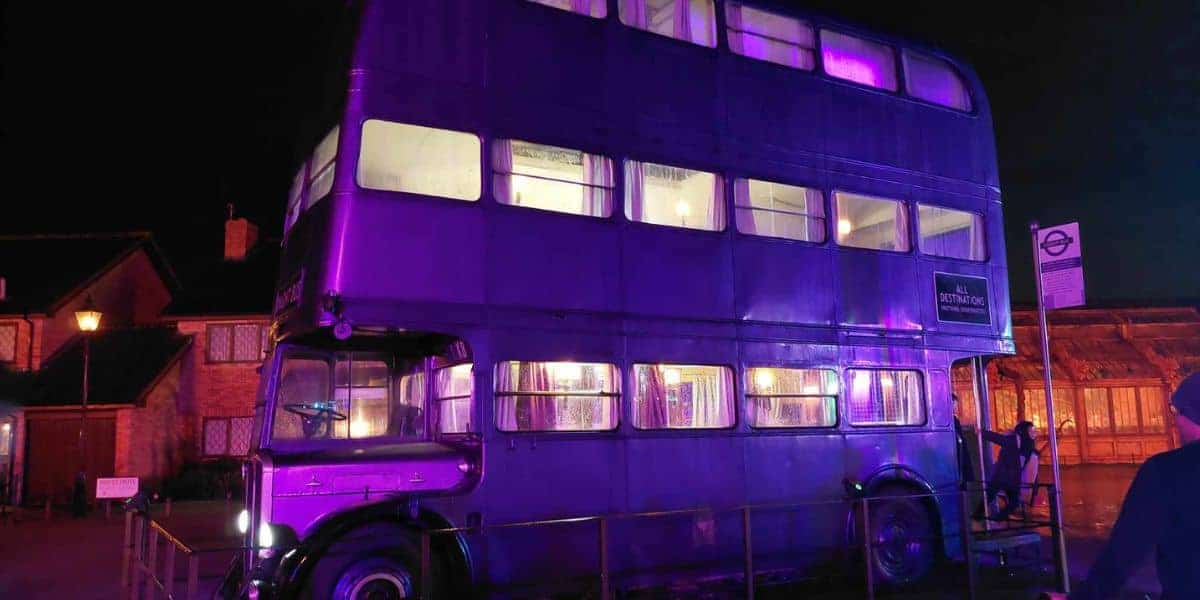 The Knight Bus at The Warner Bros. Studio Tour London -- The Making of Harry Potter