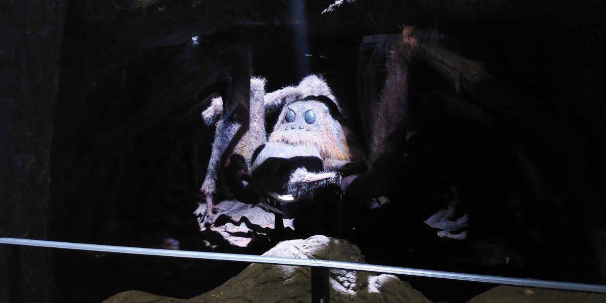 A giant spider at The Warner Bros. Studio Tour London -- The Making of Harry Potter
