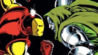 Iron Man faces off with Doctor Doom in Marvel comic