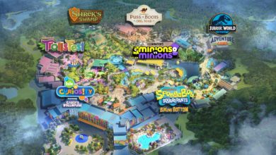 Universal Kids resort map concept art