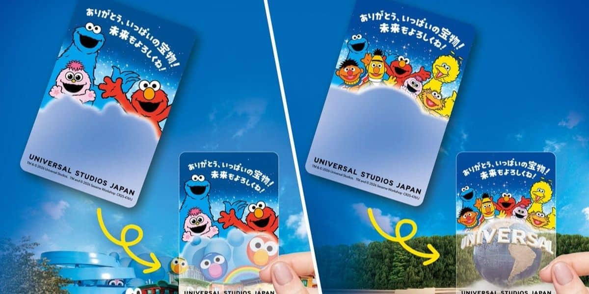 Universal Studios Japan Sesame Street farewell cards