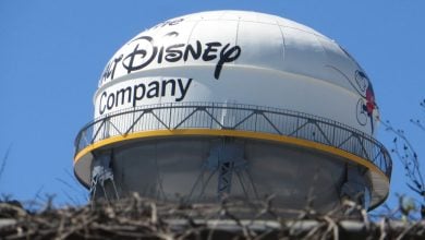 Iconic Walt Disney Company water tower. Disney bomb threat case