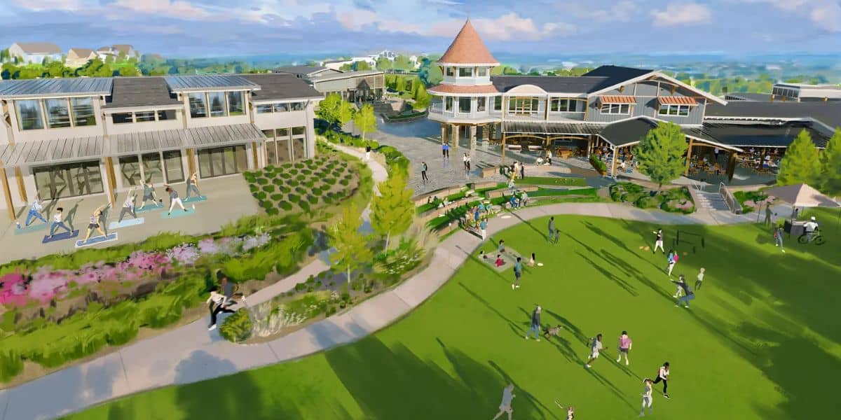 Guests stroll, jog, and socialize at the Second Star Club.