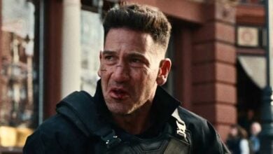 Jon Bernthal as Frank Castle looking injured in 'Spider-Man: Brand New Day'