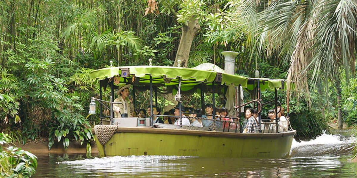 Guests on the Jungle Cruise: Wildlife Expeditions at Tokyo Disneyland