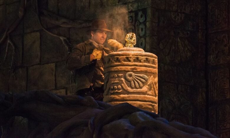 Stuntman as Indiana Jones in the Indiana Jones Epic Stunt Spectacular