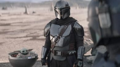 Mando and Grogu in Disney+ show