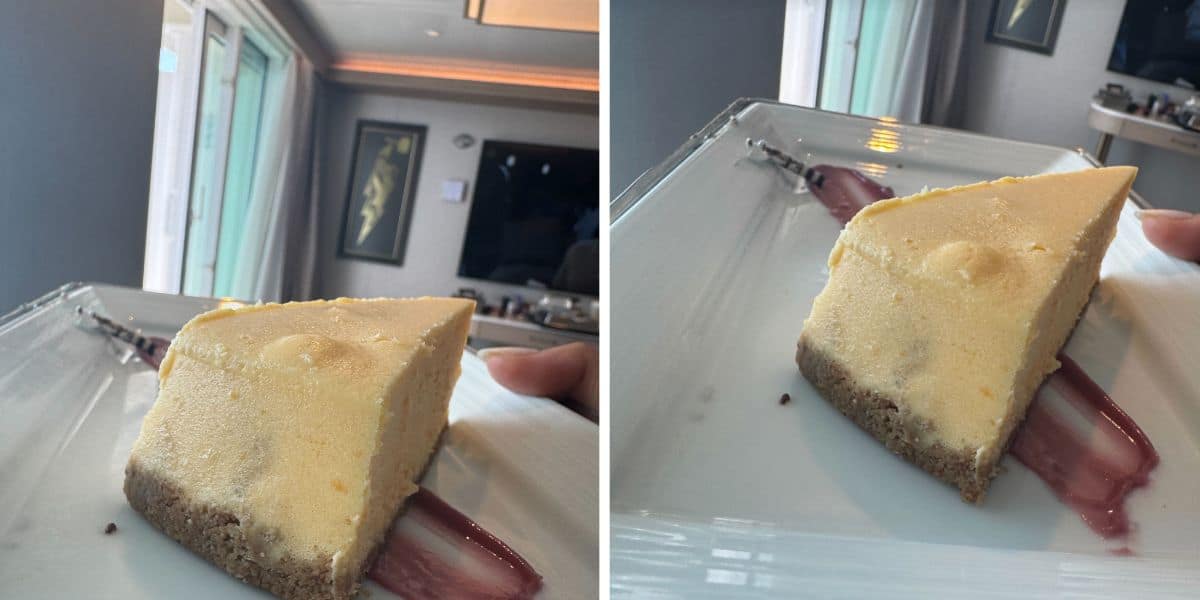 Moldy Cheesecake at Disney Cruise Line