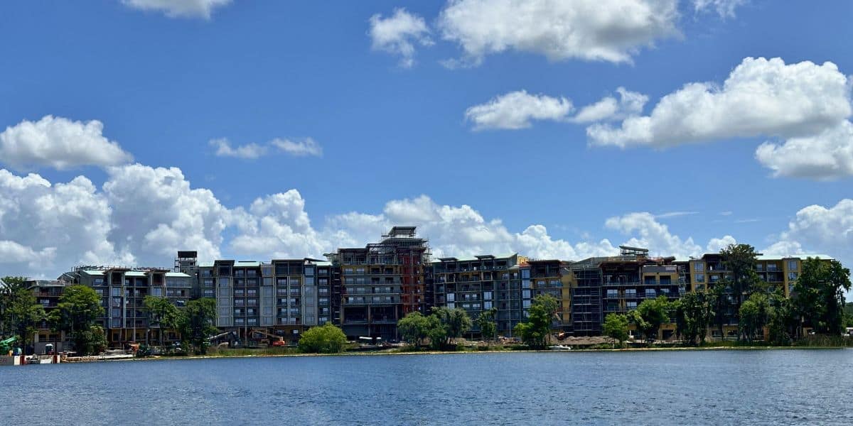 Sleek waterfront towers evoke a Disney-area vibe, offering a magical stay steps from the action and effortless reservation access.