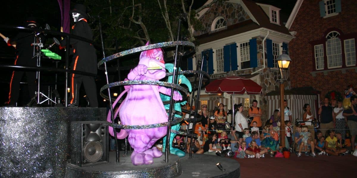 Pain and Panic in Mickey's Boo-to-You Halloween Parade at Walt Disney World.