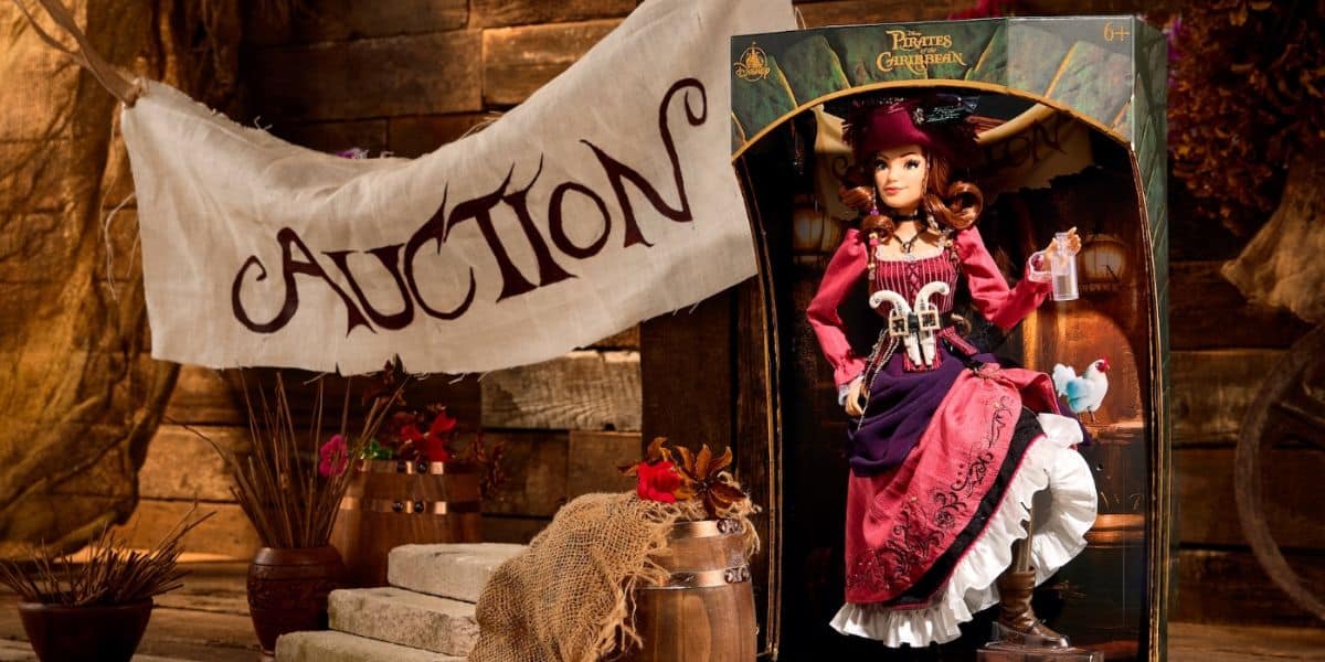 Redd doll from pirates of the caribbean ride at disney world