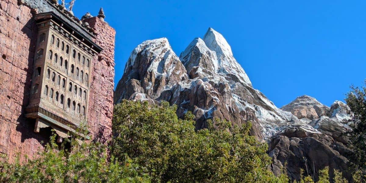 The building next to Expedition Everest at Disney's Animal Kingdom Theme Park