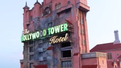 The Hollywood Tower Hotel at Disney World's Hollywood Studios theme park