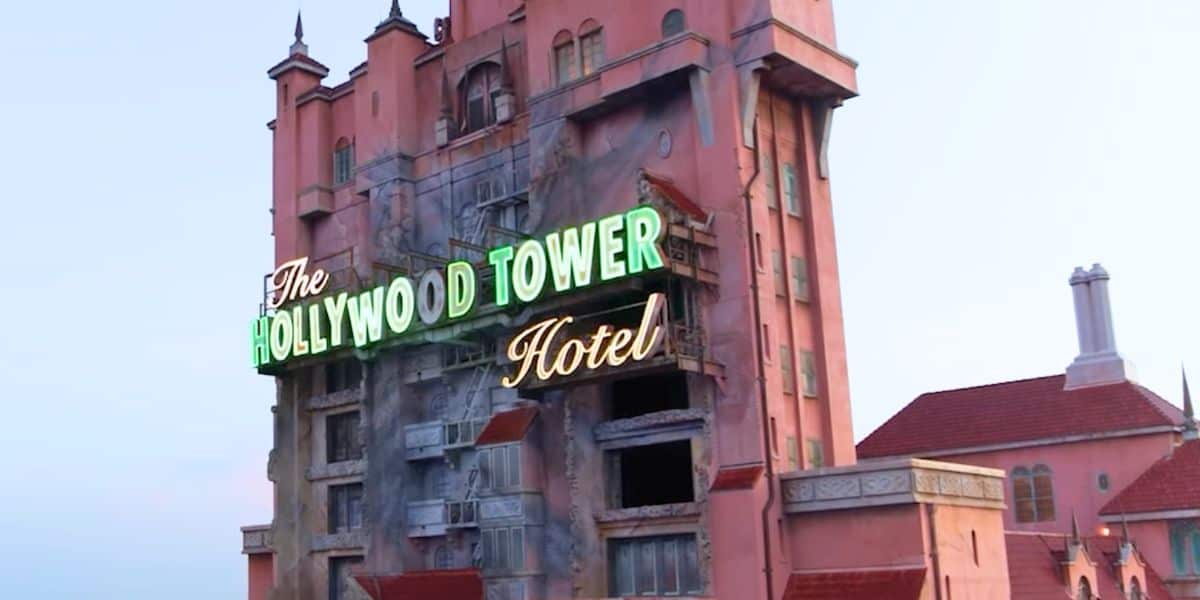 The Hollywood Tower Hotel at Disney World's Hollywood Studios theme park