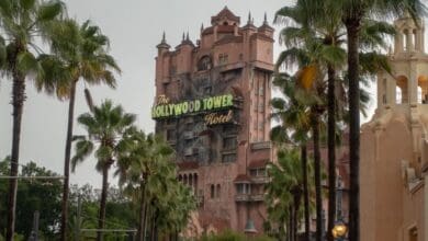 The Hollywood Tower Hotel (facade of the Twilight Zone Tower of Terror)