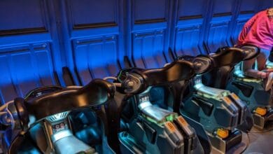 The Avatar Flight of Passage seats.