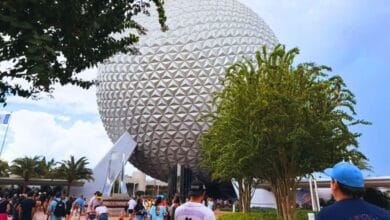 Spaceship Earth at Disney World's EPCOT theme park