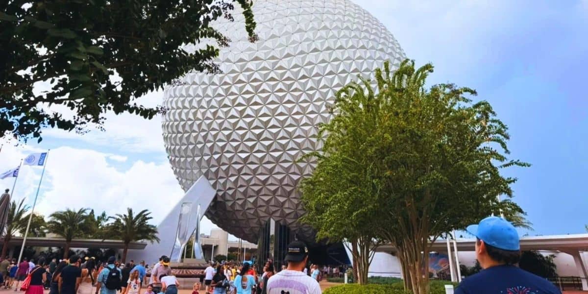 Spaceship Earth at Disney World's EPCOT theme park
